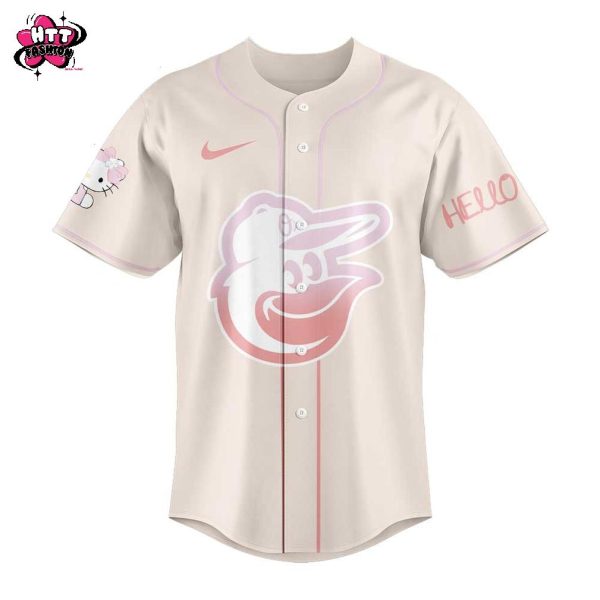 Baltimore Orioles Hello Kitty 2025 For Fans Baseball Jersey