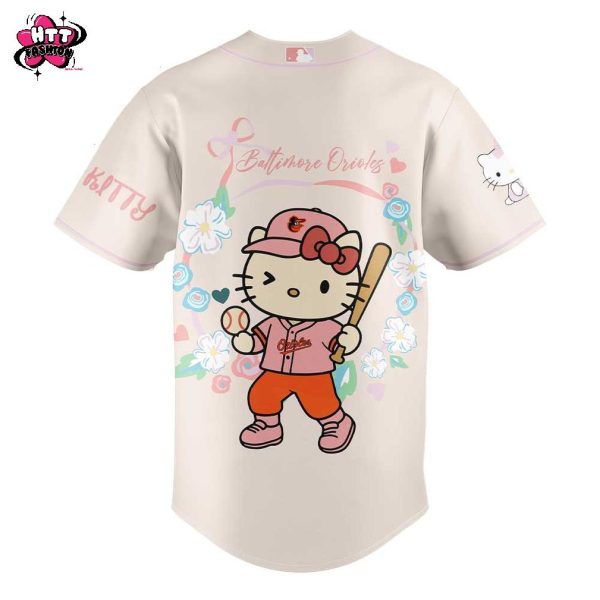 Baltimore Orioles Hello Kitty 2025 For Fans Baseball Jersey