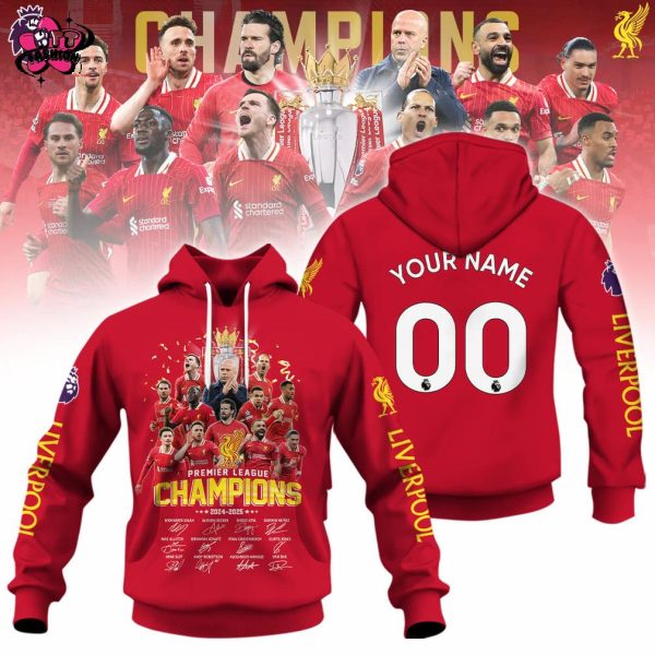 Liverpool Premier League Champions 2024-2025 T-Shirt