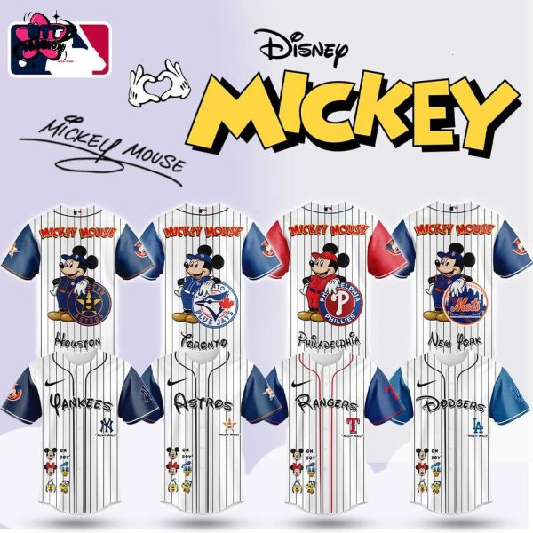 MLB Team Mix Mickey Mouse 2025 Limited Edition Baseball Jersey