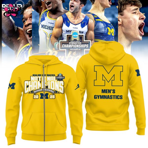 Michigan Wolverines 2025 NCAA Men’s Gymnastics National Champions T-Shirt