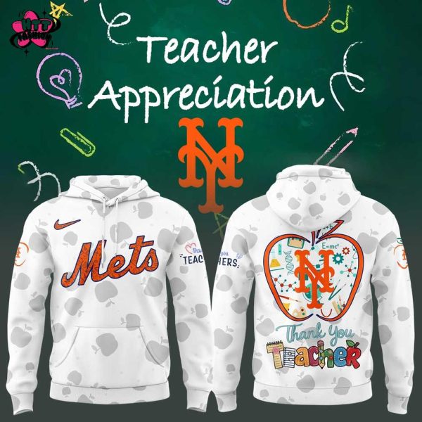 New York Mets Happy Teacher Appreciation Day 2025 Hoodie