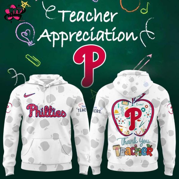Philadelphia Phillies Happy Teacher Appreciation Day 2025 Hoodie