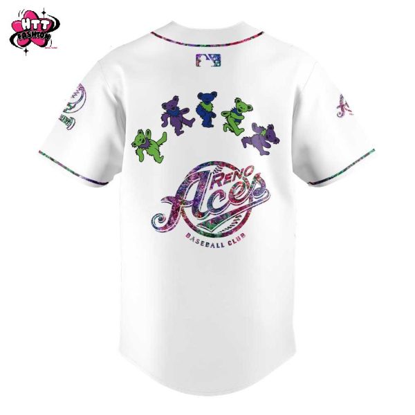 Reno Aces Grateful Dead Night 2025 Limited Edition Baseball Jersey