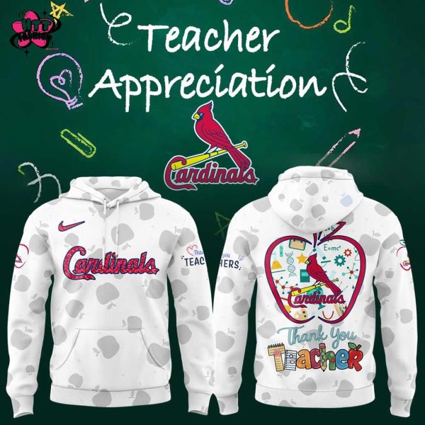St.Louis Cardinals Happy Teacher Appreciation Day 2025 Hoodie