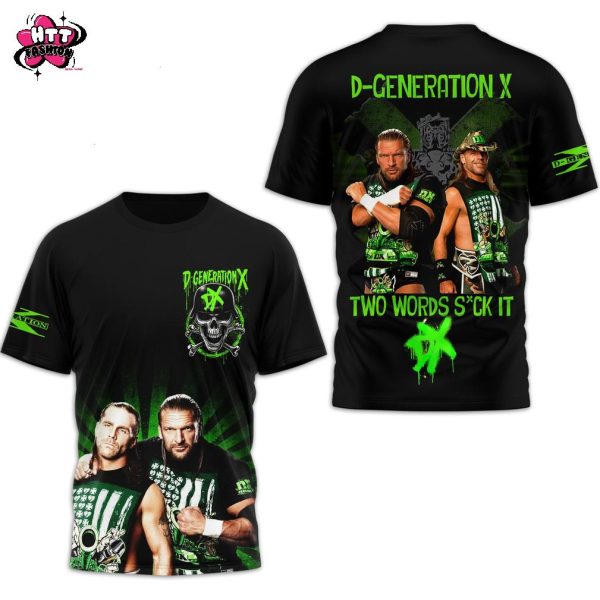 WWE D-Generation X Two Words Suck It T-Shirt