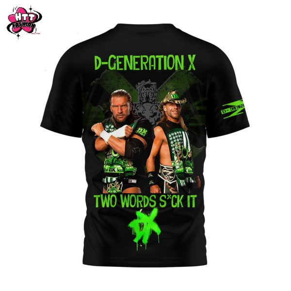WWE D-Generation X Two Words Suck It T-Shirt