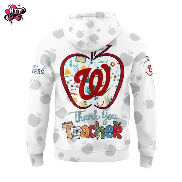 Washington Nationals Happy Teacher Appreciation Day 2025 Hoodie