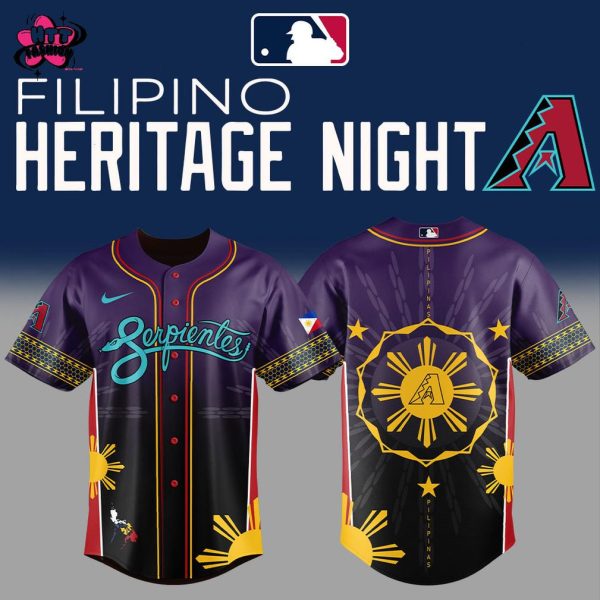 Arizona Diamondbacks Filipino Heritage Night 2025 Special New Baseball Jersey