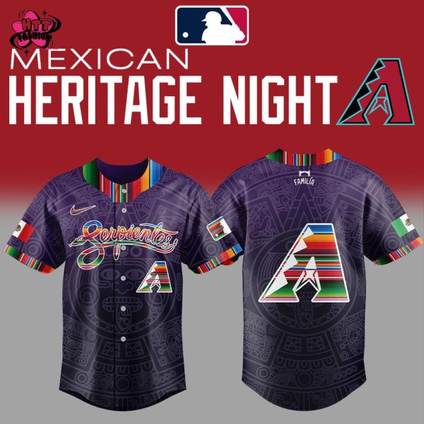 Arizona Diamondbacks Mexican Heritage Night 2025 Baseball Jersey