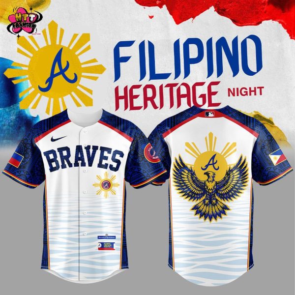 Atlanta Braves Filipino Heritage Night Special New 2025 Baseball Jersey