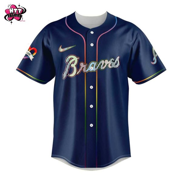 Atlanta Braves LGBT Pride Night 2025 Baseball Jersey