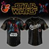 Atlanta Braves MLB Star Wars Night 2025 Black Edition Baseball Jersey