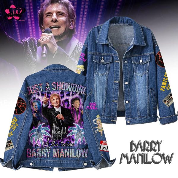 Barry Manilow Just A Showgirl Who Loves 2025 Denim Jacket