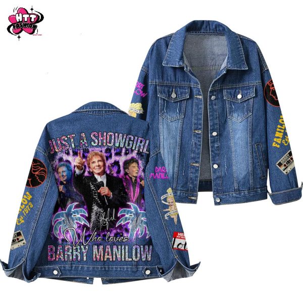 Barry Manilow Just A Showgirl Who Loves 2025 Denim Jacket