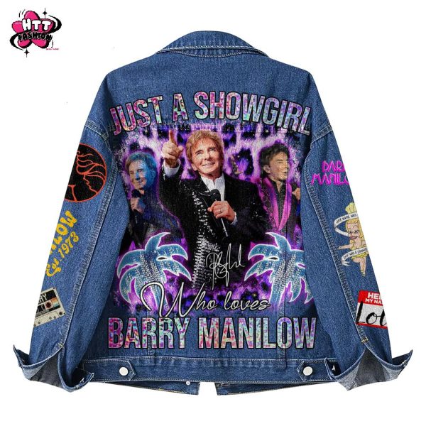 Barry Manilow Just A Showgirl Who Loves 2025 Denim Jacket