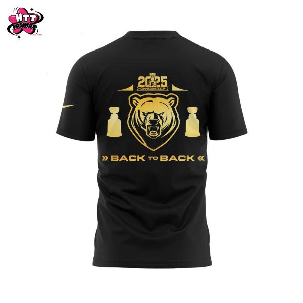 Binghamton Black Bears 2025 Commissioners Cup Finals Champions Black To Back 3D T-Shirt