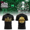 Binghamton Black Bears 2025 Commissioners Cup Finals Champions Black To Back 3D T-Shirt
