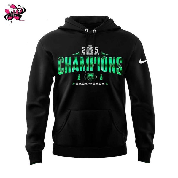 Binghamton Black Bears 2025 Commissioners Cup Finals Champions Black To Back Hoodie