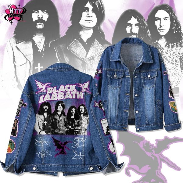 Black Sabbath Band For Fans 2025 Denim Jacket