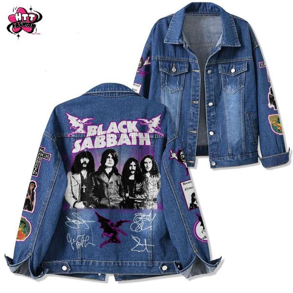 Black Sabbath Band For Fans 2025 Denim Jacket