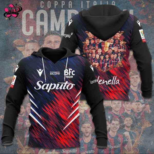 Bologna FC Coppa Italia Champions Celebrative 2025 T-Shirt