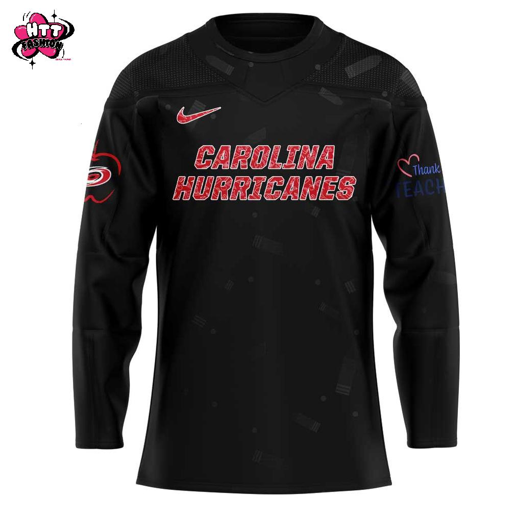 Carolina Hurricanes Teacher Appreciation Night 2025 Hockey Jersey Carolina Hurricanes Teacher Appreciation Night 2025 Hockey Jersey