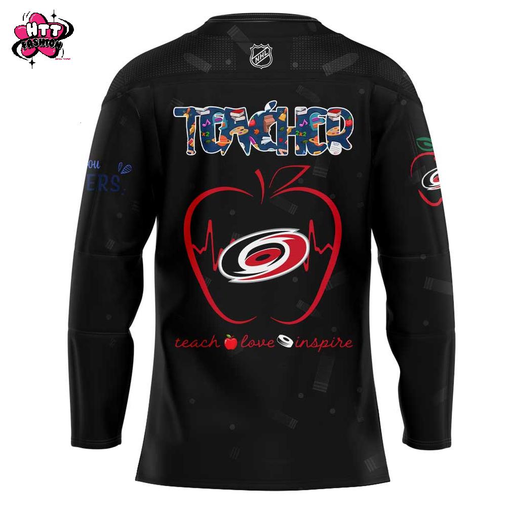 Carolina Hurricanes Teacher Appreciation Night 2025 Hockey Jersey Carolina Hurricanes Teacher Appreciation Night 2025 Hockey Jersey
