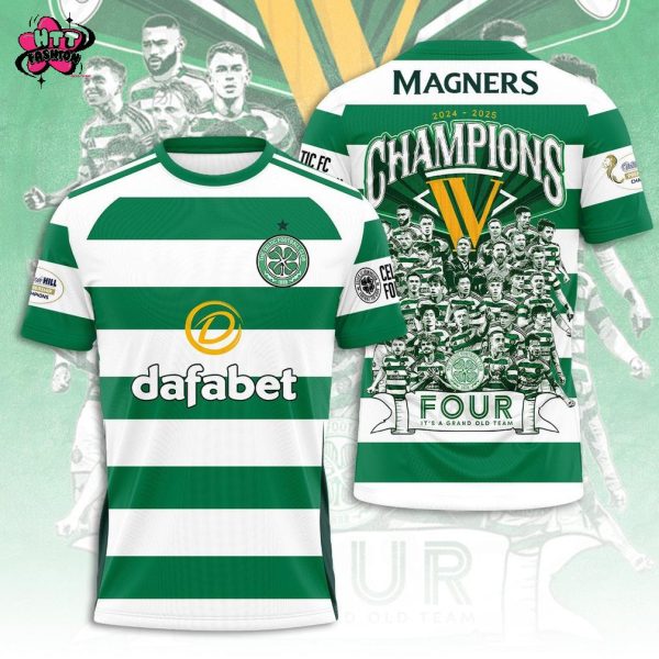 Celtic FC 2024-2025 Champions IV It’s A Grand Old Team T-Shirt