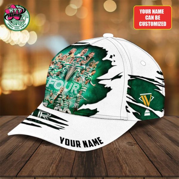 Celtic FC Four It’s A Grand Old Team Custom Name Classic Cap