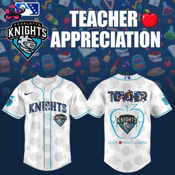 Charlotte Knights Teacher Appreciation Night 2025 Baseball Jersey