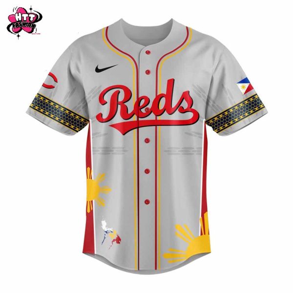Cincinnati Reds Filipino Heritage Night 2025 Special New Baseball Jersey