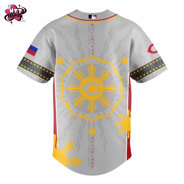 Cincinnati Reds Filipino Heritage Night 2025 Special New Baseball Jersey
