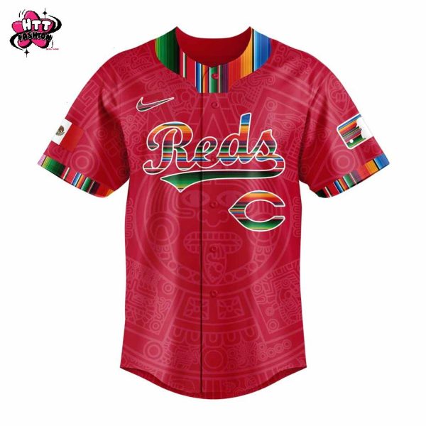 Cincinnati Reds Mexican Heritage Night 2025 Baseball Jersey