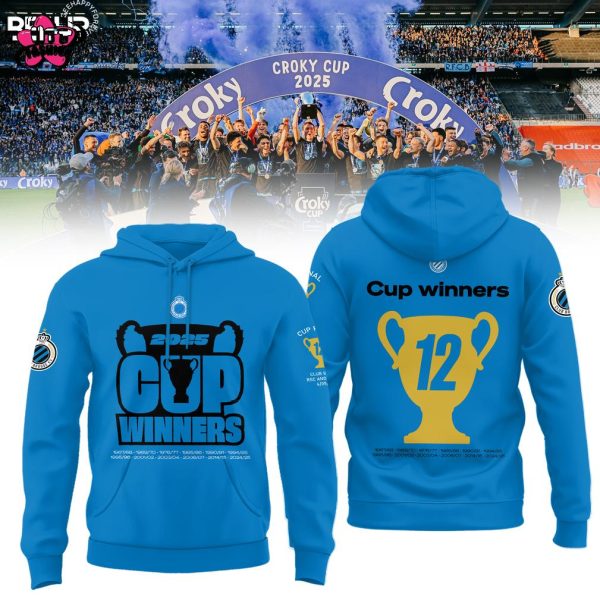 Club Brugge KV 2025 Cup Winners 12 Limited Edition Hoodie