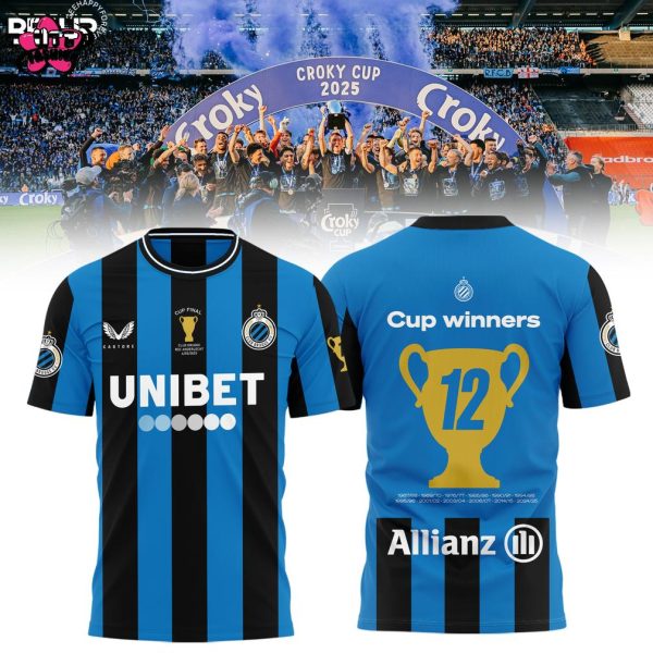 Club Brugge KV Cup Winners 12 2025 T-Shirt