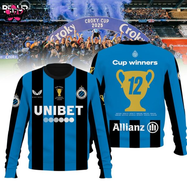 Club Brugge KV Cup Winners 12 2025 T-Shirt