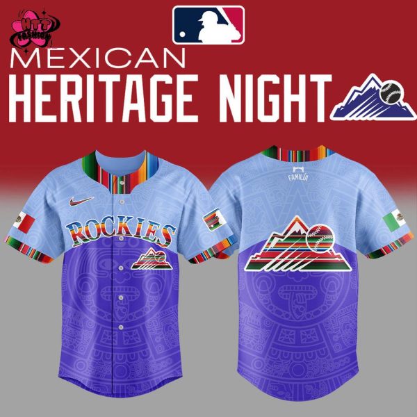 Colorado Rockies Mexican Heritage Night 2025 Baseball Jersey