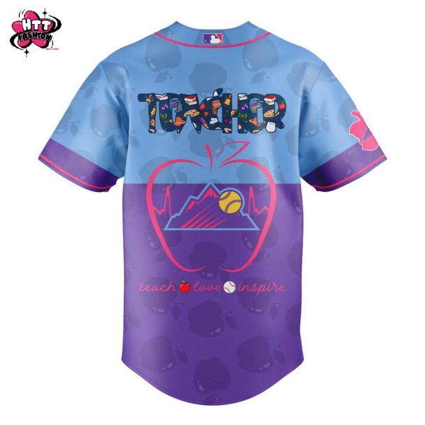 Colorado Rockies TEACHER APPRECIATION NIGHT 2025 City Connect Baseball Jersey