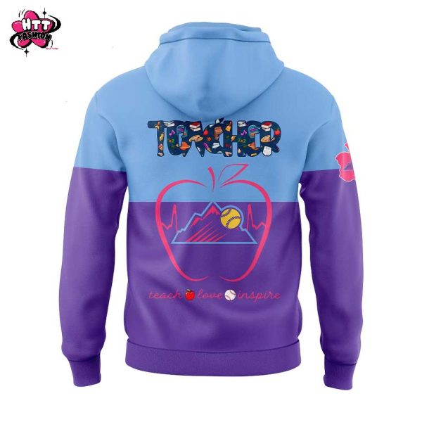 Colorado Rockies TEACHER APPRECIATION NIGHT 2025 Limited Edition  Hoodie