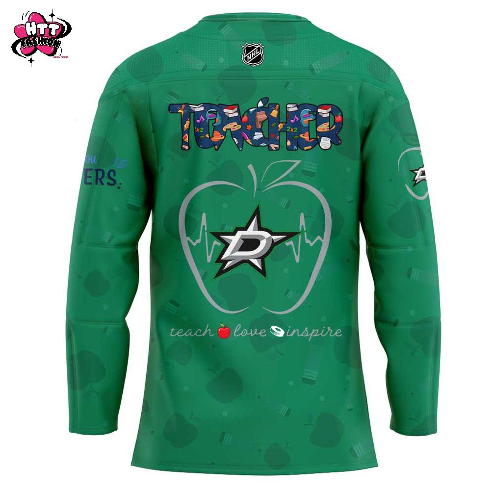Dallas Stars Teacher Appreciation Night 2025 Hockey Jersey Dallas Stars Teacher Appreciation Night 2025 Hockey Jersey
