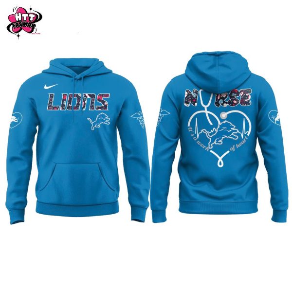 Detroit Lions NFL Nurses Appreciation Night 2025 Hoodie