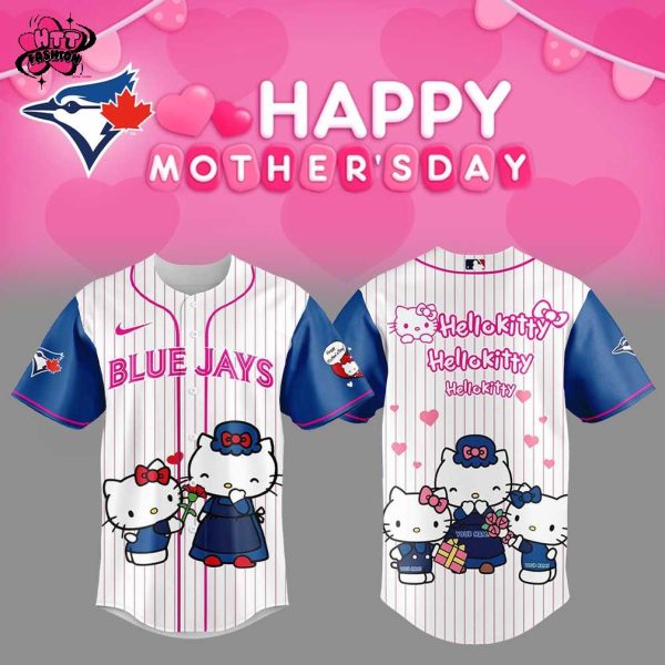 Detroit Tigers Hello Kitty Happy Mother’s Day 2025 Baseball Jersey