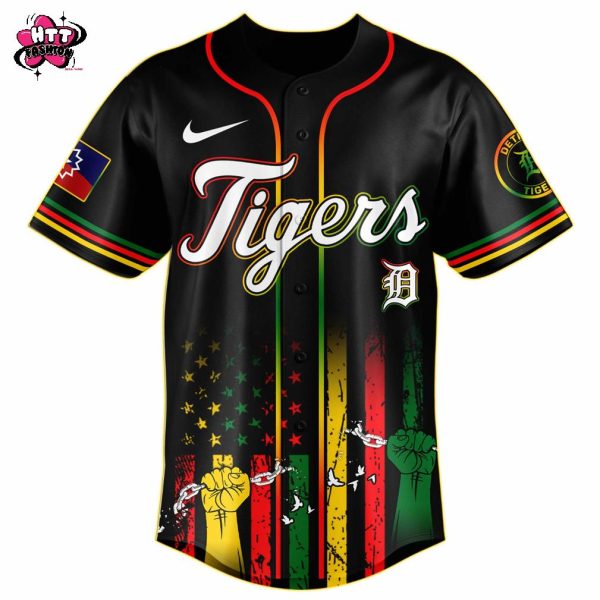 Detroit Tigers MLB X Juneteenth Freedom Day June 19th 2025 Baseball Jersey
