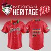 Leones de Yucatan Mexican Heritage Night 2025 Red Baseball Jersey