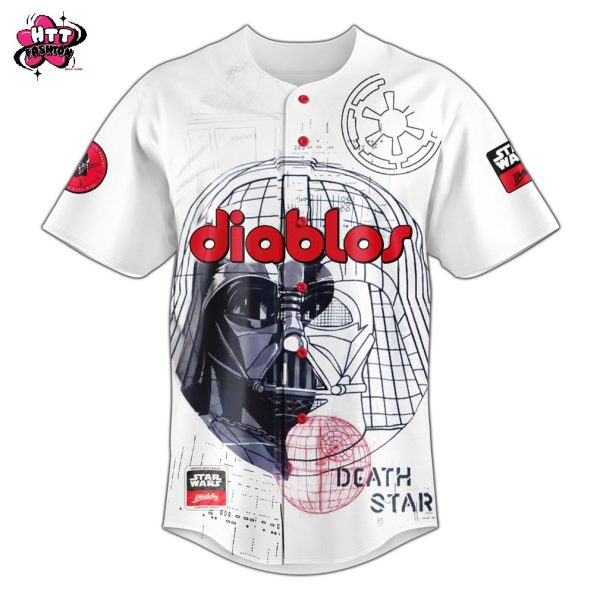 Diablos Rojos del Mexico x Star War Special New 2025 Custom Name And Number Baseball Jersey