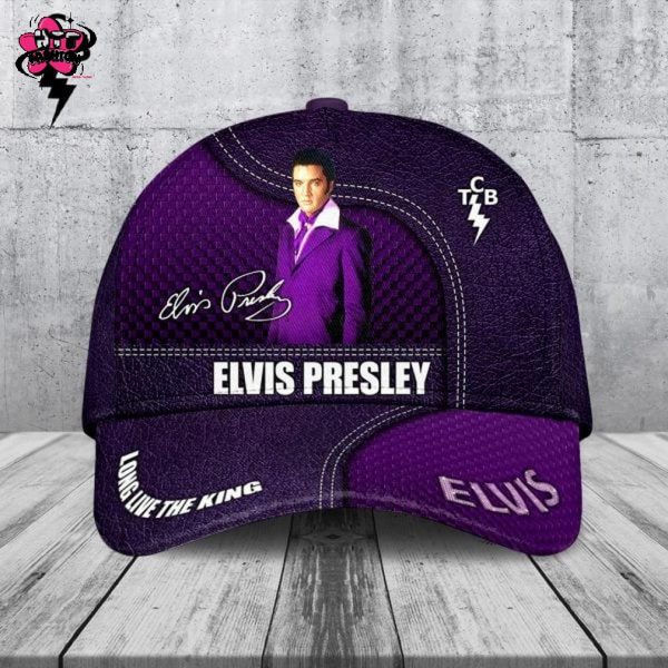 Elvis Presley Long Live The King Purple Classic Cap