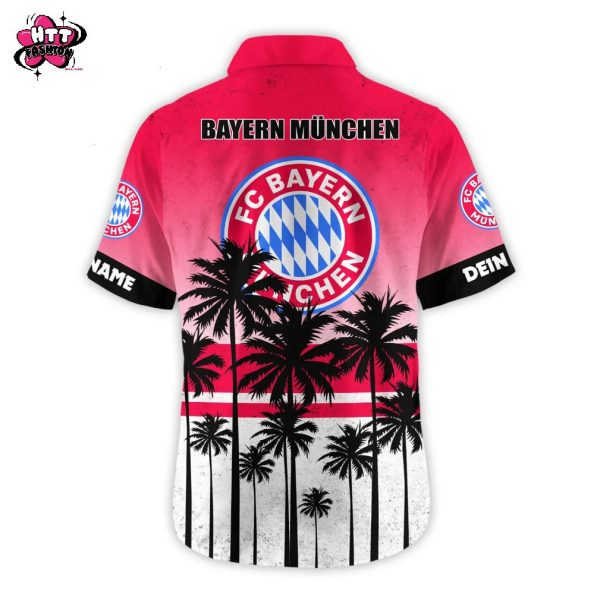 FC Bayern Munich Summer Sea Coconut Tree Hawaiian Shirt