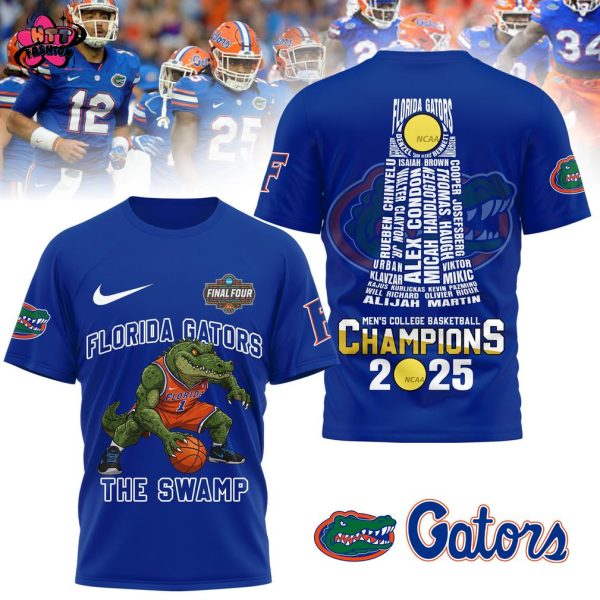 Florida Gators The Swamp Men’s College Basketball Champions 2025 T-Shirt