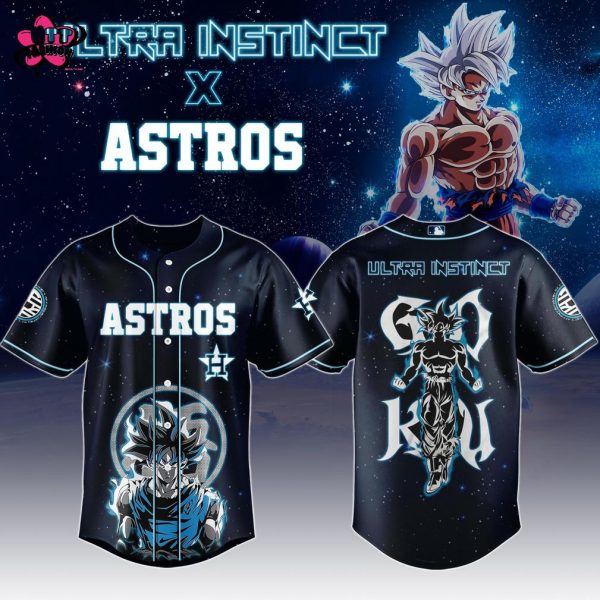 Goku Ultra Instinct x Houston Astros MLB 2025 Baseball Jersey